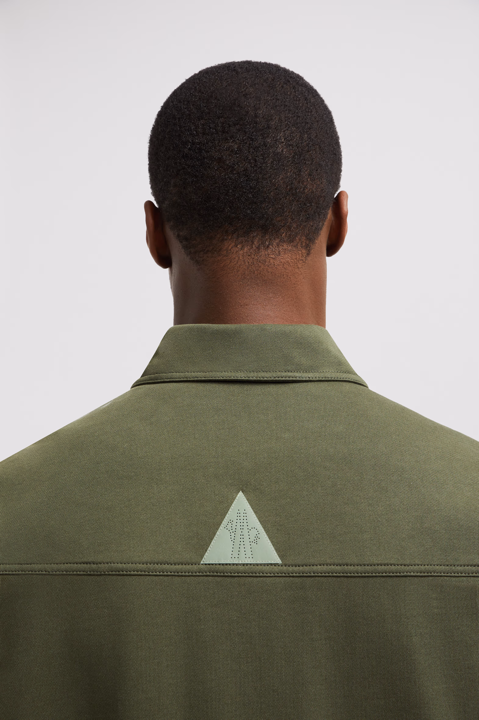 Cotton Shirt Men Olive Green Moncler 8